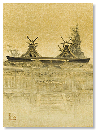 The Haho-shrine in Ginpusen